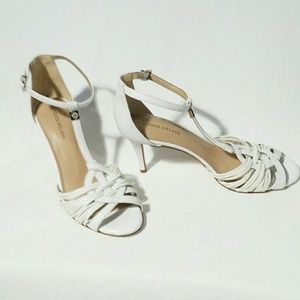 Antonio Melani heel sandal, White, size 10